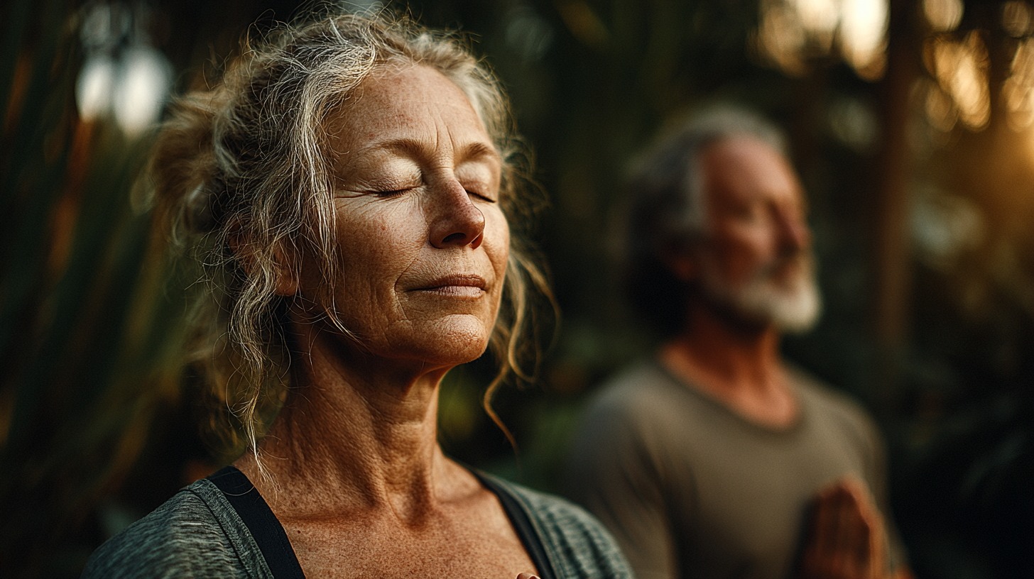 Здорова людина середнього віку з сяючою шкірою